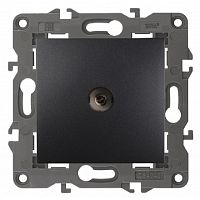 Розетка TV Оконечная без рамки Эра Elegance 1-м. антрацит картинка